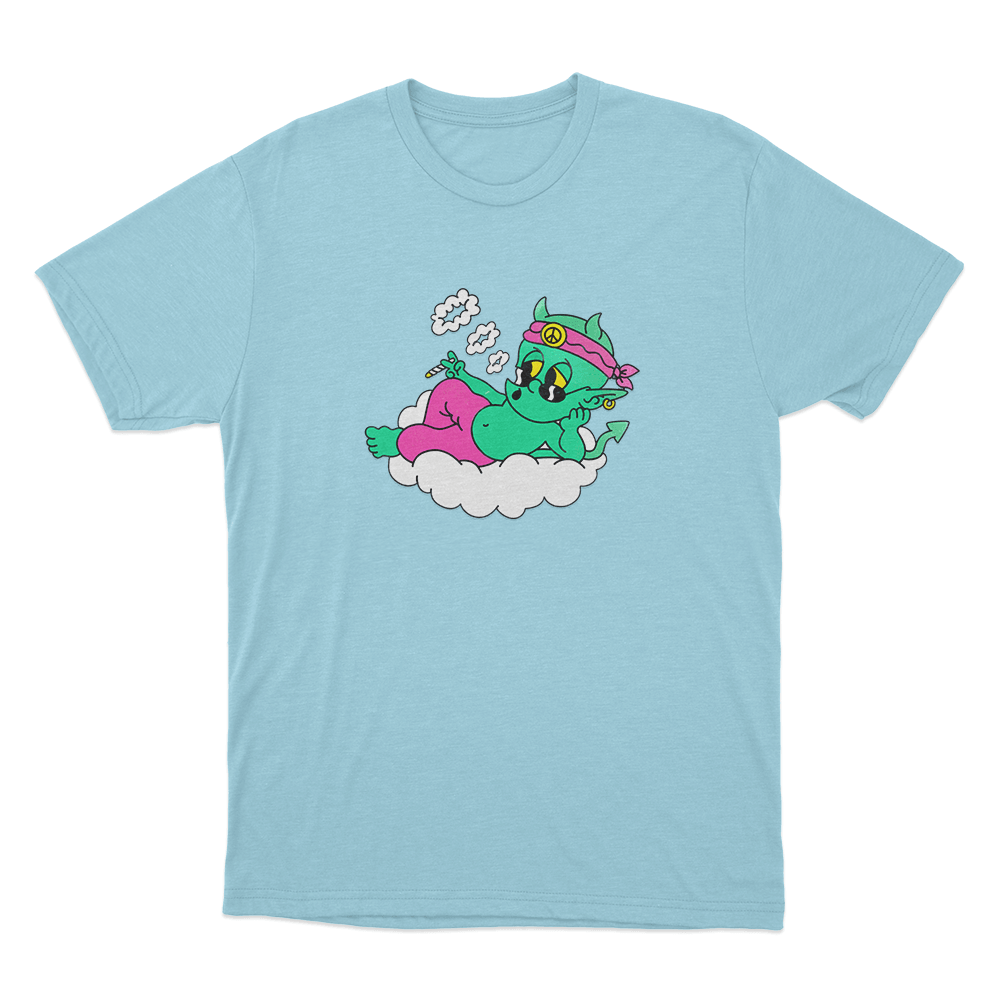 Devil's Lettuce Unisex T Shirt Sky Blue Devils Lettuce Unisex T Shirt Sky Blue