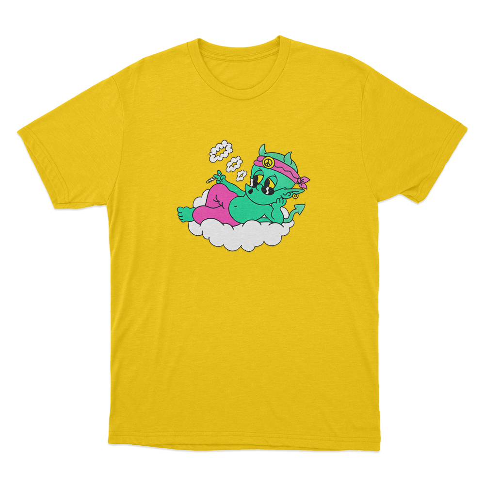 Devil's Lettuce Unisex T Shirt Yellow Devils Lettuce Unisex T Shirt Yellow