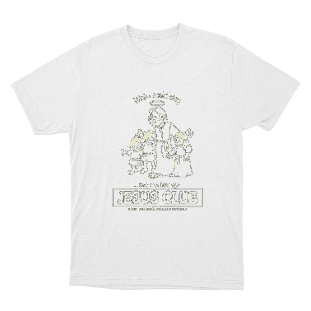 Jesus Club Unisex T Shirt White Jesus Club Unisex T Shirt White