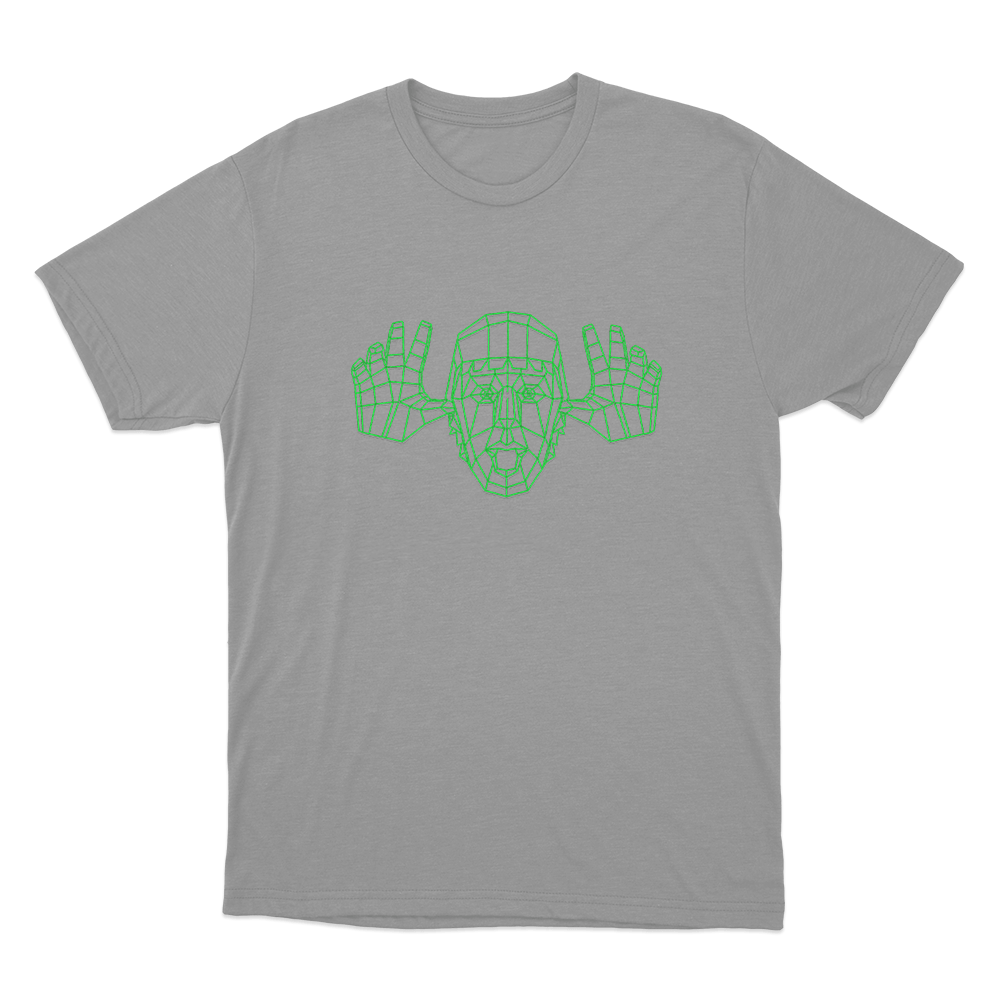 Low Poly Prankery Unisex T Shirt Grey Low Poly Prankery Unisex T Shirt Grey