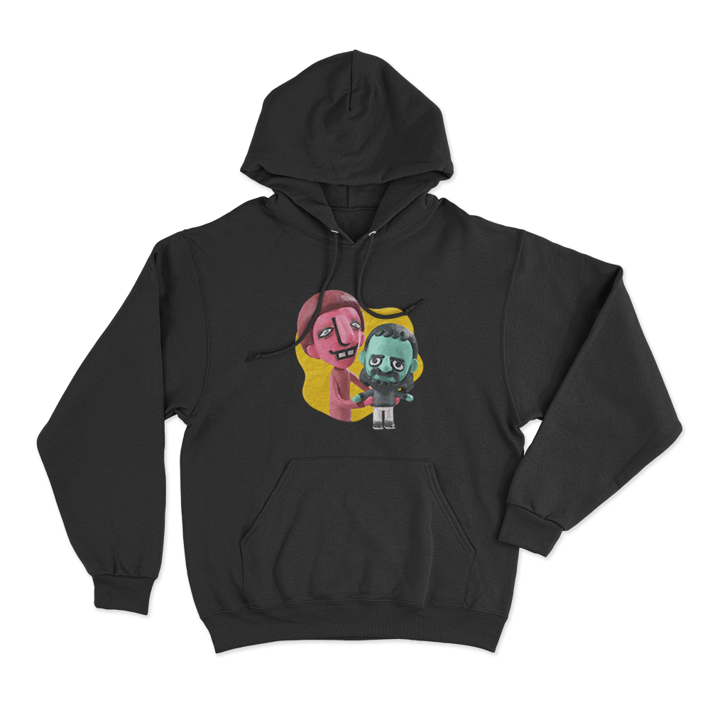 SuperMega Clay Characters Unisex Hoodie Black SuperMega Clay Characters Unisex Hoodie Black