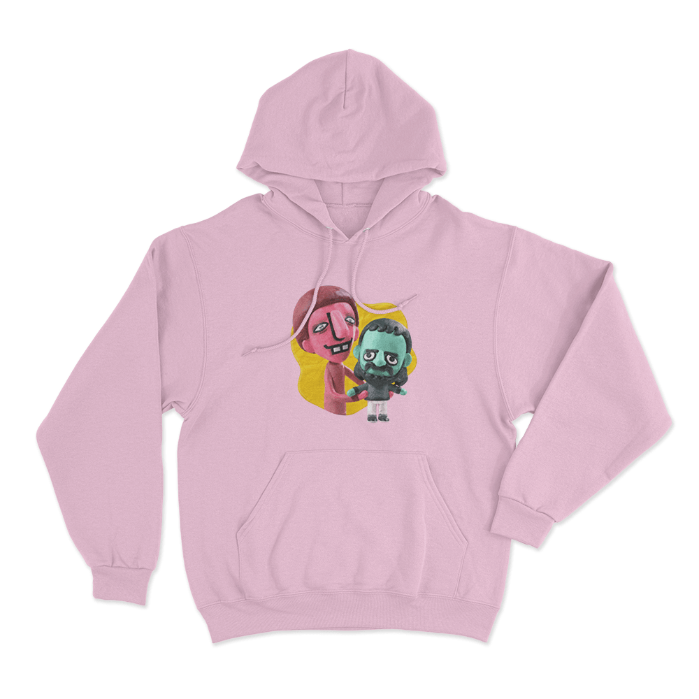 SuperMega Clay Characters Unisex Hoodie Pink SuperMega Clay Characters Unisex Hoodie Pink