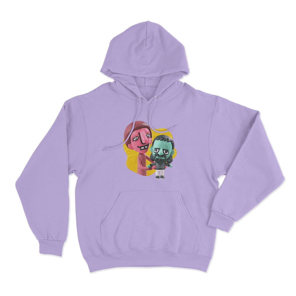 SuperMega Clay Characters Unisex Hoodie Purple SuperMega Clay Characters Unisex Hoodie Purple