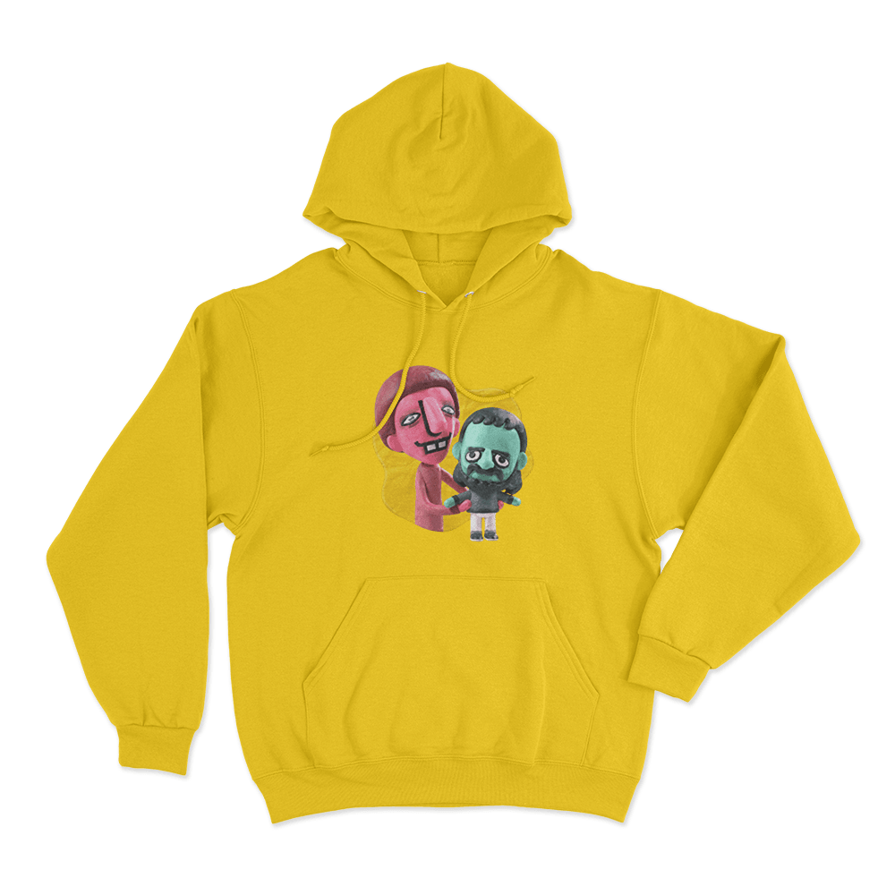 SuperMega Clay Characters Unisex Hoodie Yellow SuperMega Clay Characters Unisex Hoodie Yellow