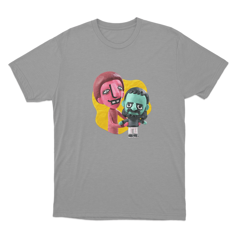 SuperMega Clay Characters Unisex T Shirt Grey SuperMega Clay Characters Unisex T Shirt Grey