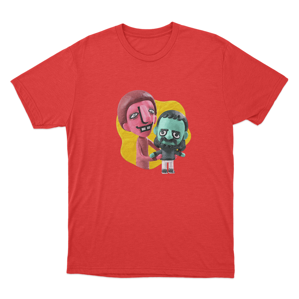 SuperMega Clay Characters Unisex T Shirt Red SuperMega Clay Characters Unisex T Shirt Red