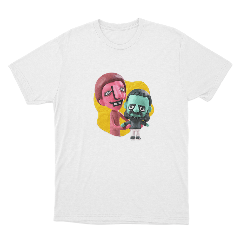 SuperMega Clay Characters Unisex T Shirt White SuperMega Clay Characters Unisex T Shirt White