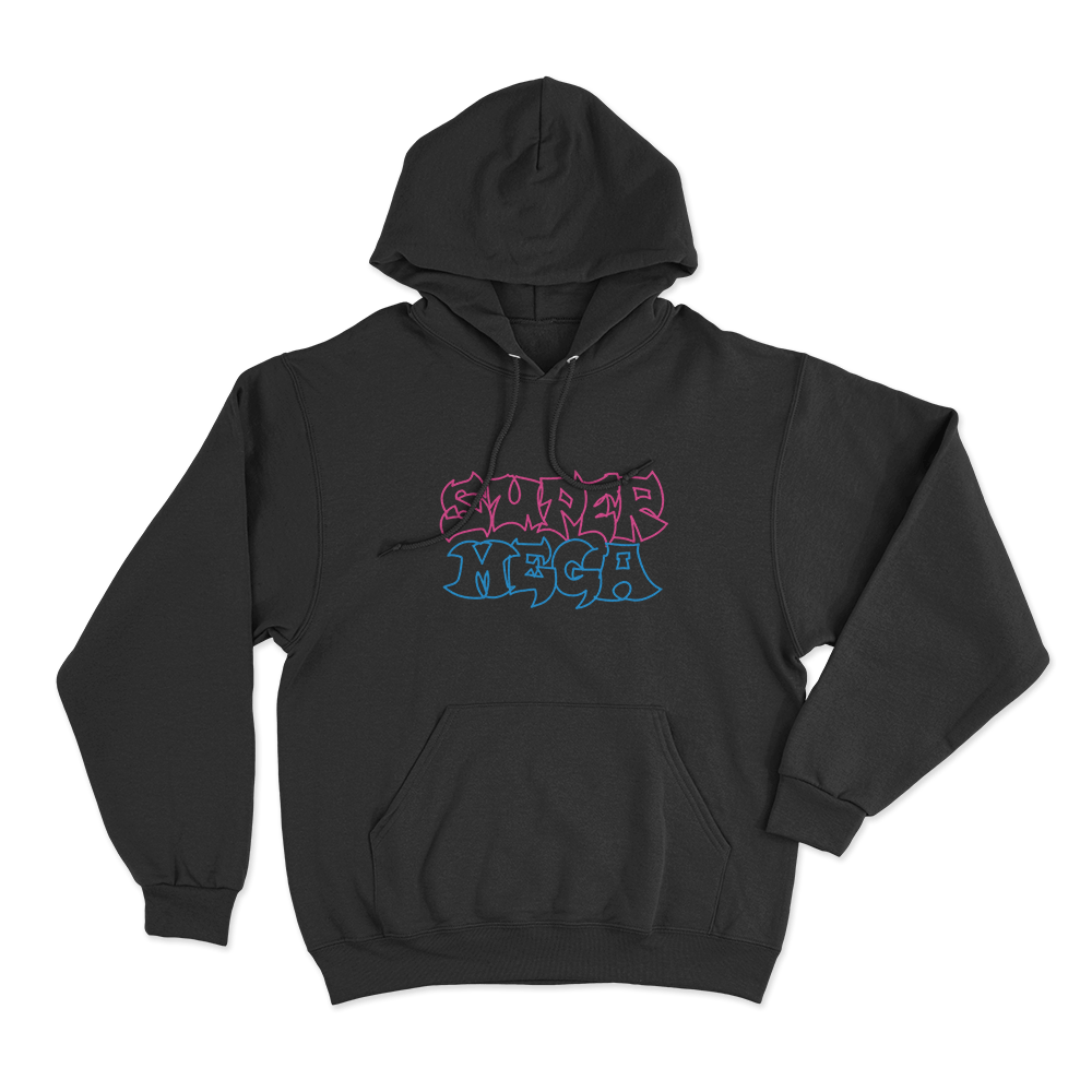 SuperMega Unisex Hoodie Black SuperMega Unisex Hoodie Black