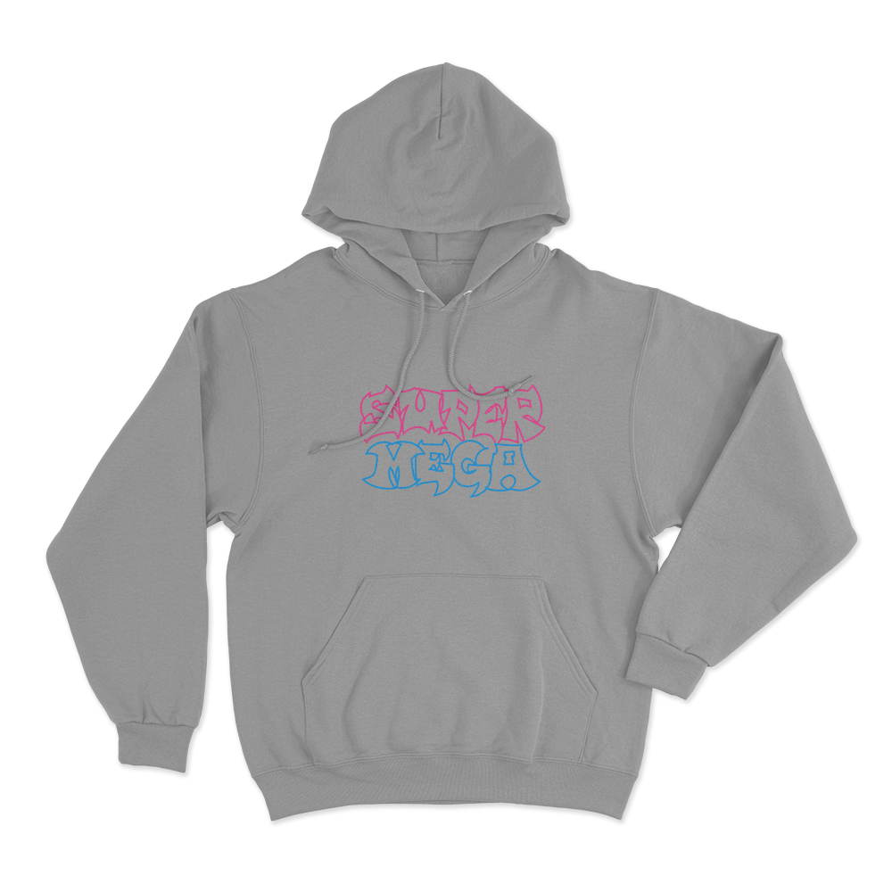 SuperMega Unisex Hoodie Grey SuperMega Unisex Hoodie Grey