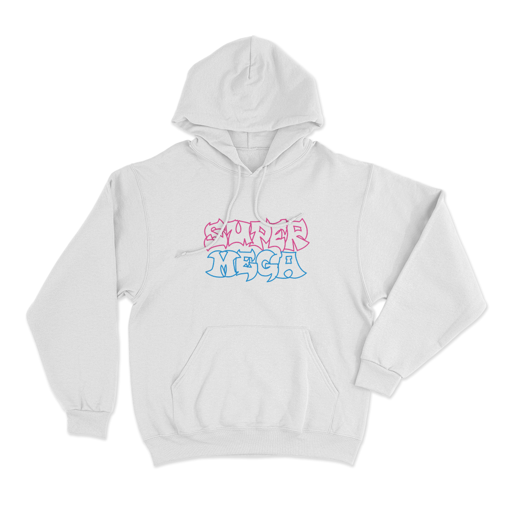 SuperMega Unisex Hoodie White SuperMega Unisex Hoodie White