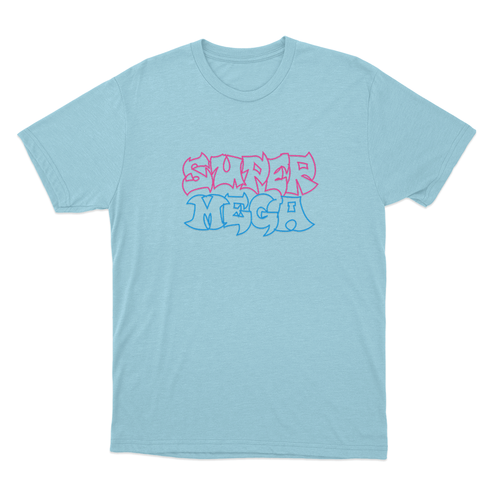 SuperMega Unisex T Shirt Sky Blue SuperMega Unisex T Shirt Sky Blue