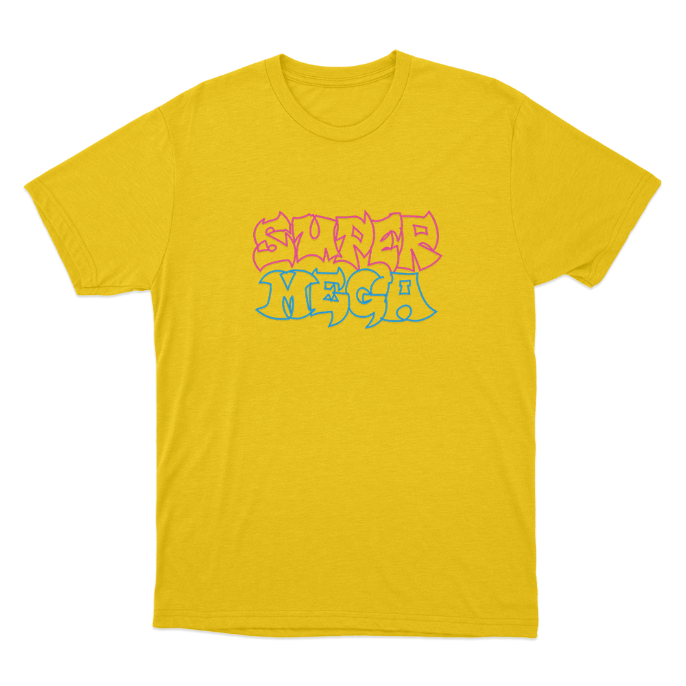 SuperMega Unisex T Shirt Yellow SuperMega Unisex T Shirt Yellow